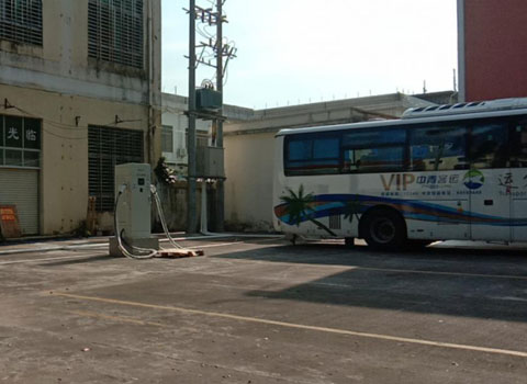 海南興隆充電站案例-160KW雙槍直流充